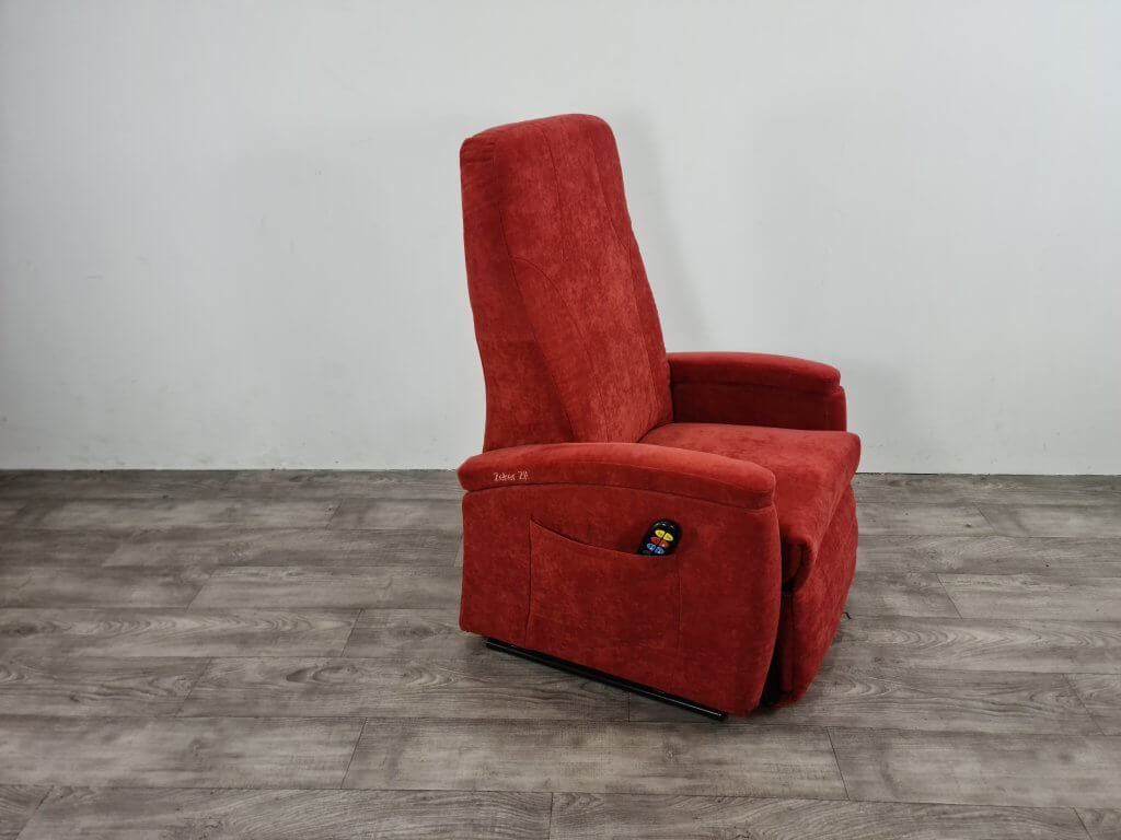 #549 Sta-op stoel - rood 57cm - Zeker Zit, sta-op stoel huren